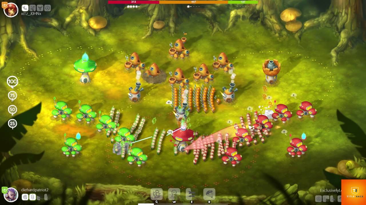 mushroom wars 2 gameplay tiome
